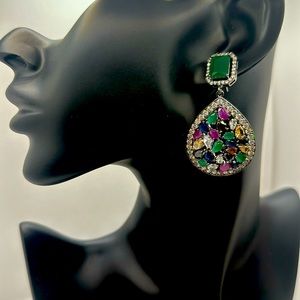 Multi colored earrings